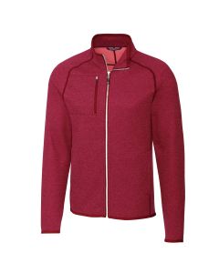 Cutter & Buck Men's Mainsail Sweater-Knit Full Zip Jacket