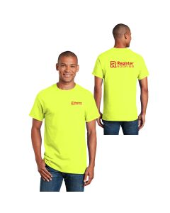 Hi-Vis 50/50 T-shirt Front & Back Logos