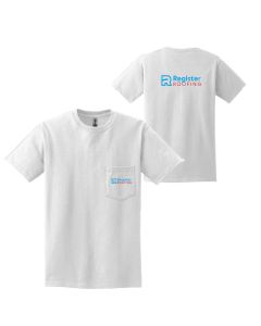 Gildan - Ultra Cotton T-Shirt with Pocket Front & Back Logos