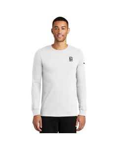 Nike - Dri-FIT Cotton/Poly Long Sleeve Tee  Front & Back Logos
